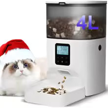 Automatic timed cat feeder
